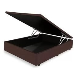 Base Box Casal Baú Corino Marrom – BIOSTAR