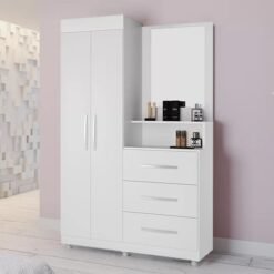 Roupeiro/Cômoda Ônix Branco - MÓVEIS PRIMUS