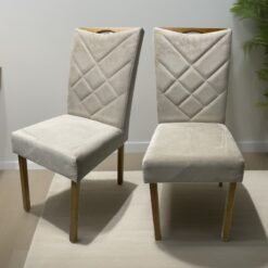 Kit 2 Cadeiras Malu Nature Bege – CLEFATOS DECOR