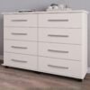 Cômoda 8 Gavetas Jade Branco - MÓVEIS PRIMUS