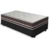 Colchão Solteiro Classic Superlastic + Base Box Simples Preto – ANJOS COLCHÕES + BIOSTAR