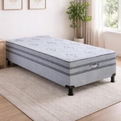 Cama Box Solteiro Prestige D28 Molas Ensacadas - ECOTEC