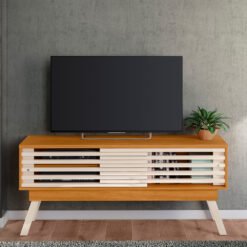 Bancada até 65" Frizz 1.5 Cinamomo/Off White - MADETEC