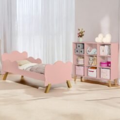 Mini Cama Juvenil Angel + Organizador Ceci Rosé - MADEC/VJ MÓVEIS