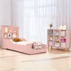 Cama Juvenil Liz + Organizador Ceci Rosé - MADEC/VJ MÓVEIS