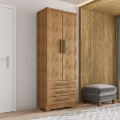 Guarda-Roupa Floripa 0,61 m Cedro - RUDRACK