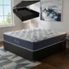 Colchão Casal Blue Sea D28 + Base Box Baú Corino Preto – ANJOS COLCHÕES + ALTO NÍVEL CAMAS E COLCHÕES
