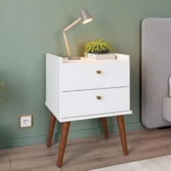 Mesa de Cabeceira Aroma Branco - FIORELLO