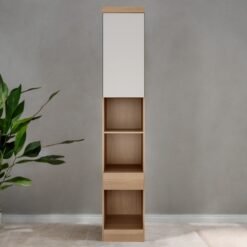 Módulo Criado Rizon Cumaru/Fendi - NOVO HORIZONTE