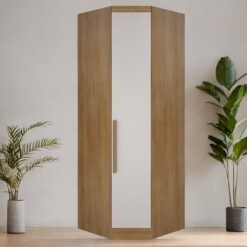 Módulo Canto Oblíquo Rizon Cumaru/Fendi - NOVO HORIZONTE