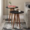 Kit 2 Mesas Slim Preto - PATRIMAR