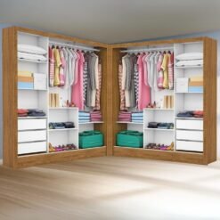 Closet Dubai/Santiago 1,79 m x 1,79 m Cinamomo – CARIOCA MÓVEIS