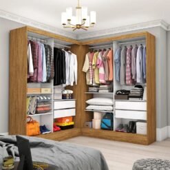 Closet Santiago/Belém 1,31 m x 1,31 m Cinamono - CARIOCA MÓVEIS