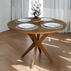 Mesa Redonda Simpatia 108 Cinamono - JCM MOVELARIA