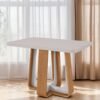 Mesa Sintonia (Tampo Maxi) 120 Amêndoa Clean/Off White - LOPAS