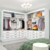 Closet Sevilha 1,62 m x 1,62 m Branco - CARIOCA MÓVEIS