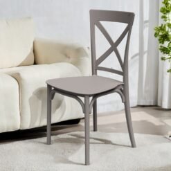 Cadeira Robust Cross Nude - FORTE PLÁSTICO