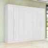 Guarda-Roupa 8 Portas Andara Soft 2,36 m Branco - LOPAS