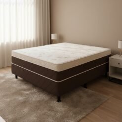 Cama Box Casal Ortopedica D33 Marrom - ORTOBELLO