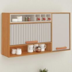 Armario Aereo 1P Napoles 120 Cinamomo/Off White - ITATIAIA