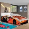 Cama Solteiro Carro Orange Naruto - GABRIELLI