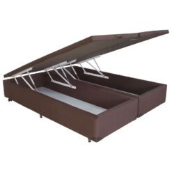 Base Box Queen Bau Corino Marrom - BIOSTAR