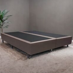 Base Box Queen Simples Corino Marrom - ALTO NIVEL CAMAS E COLCHOES