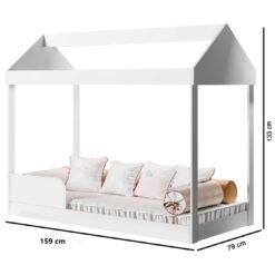 Cama Montessoriana Juvenil Dakota Branco - Gabrielli