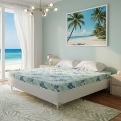 Colchão Casal Dream Soft 12 cm D20 + Base Simples Corino Branco – ORTOBOM + BIOSTAR