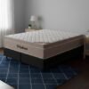 Colchão Queen Airtech Springpocket 25 cm D26 Molas Ensacadas + Base Simples Corino Preto – ORTOBOM + BIOSTAR