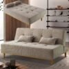 Sofá Cama Dallas Ref.48 1,81 m Linho Bege 2503-B – LUXURY