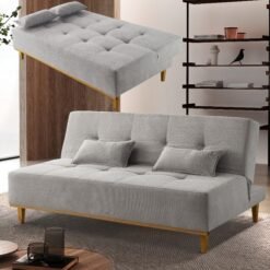 Sofá Cama Dallas Ref.48 1,81 m Linho Cinza 2502-B – LUXURY