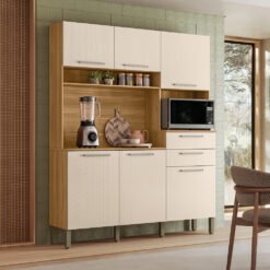 Kit Cozinha Montesa 1,607 m Freijó/Soft - KIT'S PARANÁ