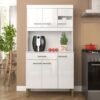 Kit Cozinha Carla K090 0,90 m Branco - FELLICCI