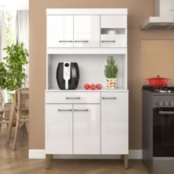 Kit Cozinha Carla K090 0,90 m Branco - FELLICCI