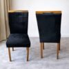 Kit 2 Cadeiras Las Vegas Veludo Preto 13 - OURO DECOR