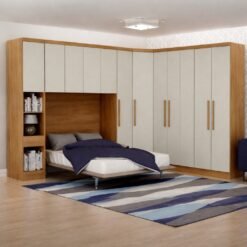 Modulado Casal/Queen 6 módulos Rizon (Dois Módulos 2 Pts + Criado + Módulo 1 Pt + Canto Oblíquo + Aéreo 1.67)