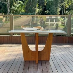 Mesa Bravia 180 Mel/Off White - MADESALA