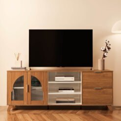 Rack até 75" Murano Cinamomo/Off White - ARTELY