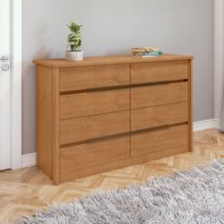 Cômoda 8 Gavetas Urban Amêndoa Clean – LOPAS