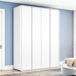 Guarda-Roupa 4 Portas Loop 1,84 m Branco - LOPAS