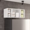 Armário Aéreo Geladeira Pérola 0,70 m Branco  - SALLÊTO