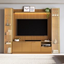 Home Tucumã Slim/Bancada 1.8 + Duas Torres Modular 2.2 Nature – JB BECHARA (ESPECIAL)