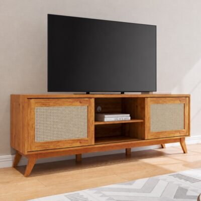 Rack até 75" One/Tesla Mel - VIERO MÓVEIS