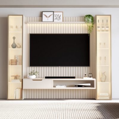 Home Tucumã 1.8 + Duas Torres Modular 2.2 Off White - JB BECHARA (ESPECIAL)