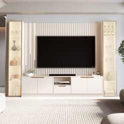 Home Tucumã Plus/Bancada 2.3 (Cascata) + Duas Torres Modular 2.2 Off White – JB BECHARA (ESPECIAL)
