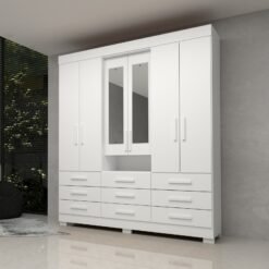 Guarda-Roupa 6 Portas Capelinha Débora 1,788 m Branco - ACP MÓVEIS