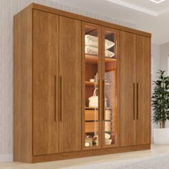 Guarda-Roupa 6 Portas Vision 1,80 m Cinamomo - SALLÊTO
